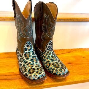 Youth Roper kids cowboy boots size 3
